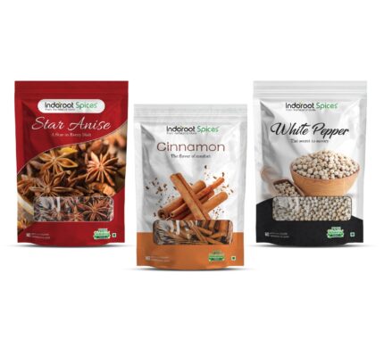 Spices combo (Cinnamon stick, White pepper & Star anise)